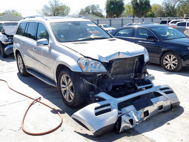 4JGBF7BE8BA723161 - 2011 MERCEDES-BENZ GL 450 4MA SILVER photo 1