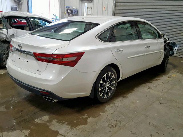 4T1BK1EB3JU265794 - 2018 TOYOTA AVALON XLE WHITE photo 4