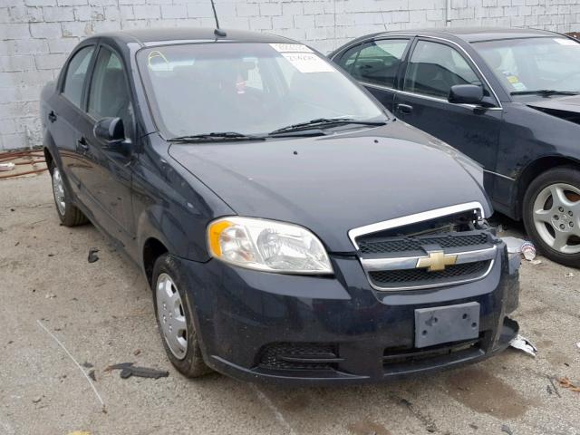 KL1TD5DE3BB212572 - 2011 CHEVROLET AVEO LS BLACK photo 1