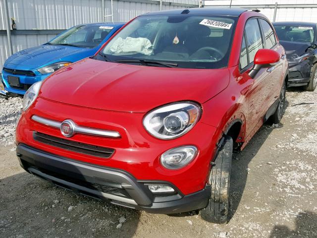 ZFBCFYCT7GP352447 - 2016 FIAT 500X TREKK SILVER photo 2