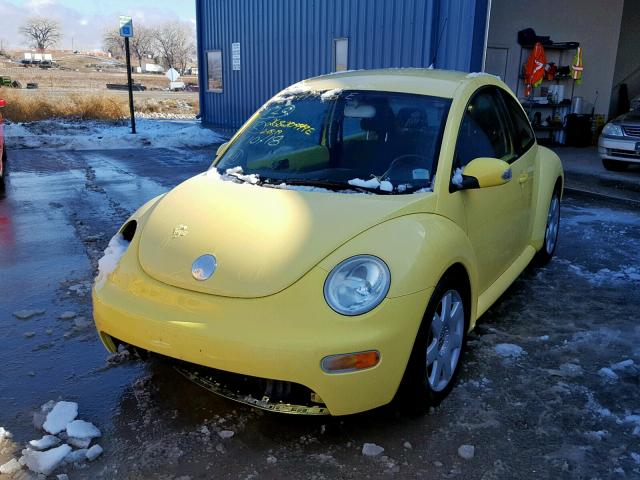 3VWBR31C04M413481 - 2004 VOLKSWAGEN NEW BEETLE 黄色 照片 2