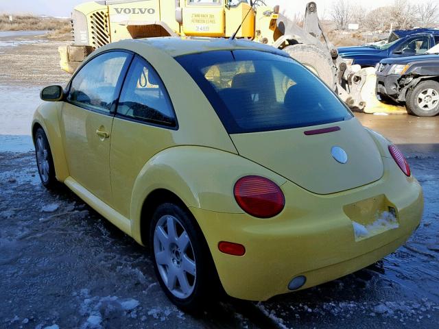 3VWBR31C04M413481 - 2004 VOLKSWAGEN NEW BEETLE 黄色 照片 3