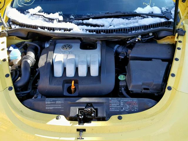 3VWBR31C04M413481 - 2004 VOLKSWAGEN NEW BEETLE 黄色 照片 7