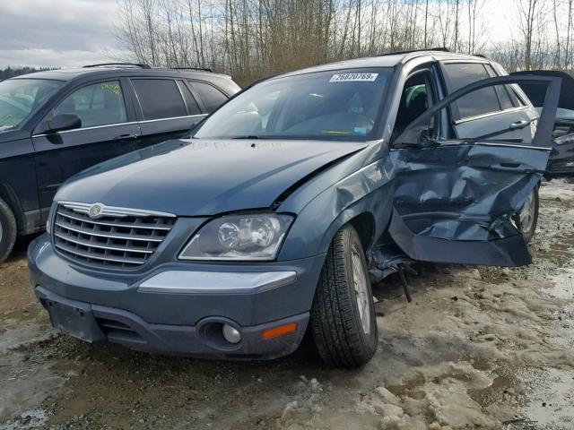 2A4GM68446R826310 - 2006 CHRYSLER PACIFICA T BLUE photo 2