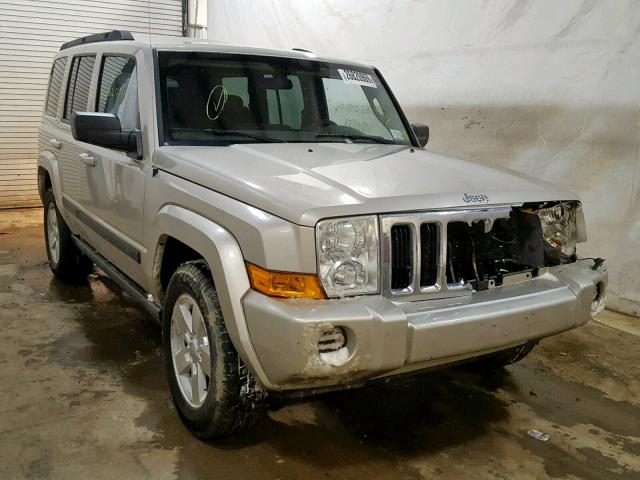 1J8HG48K27C598816 - 2007 JEEP COMMANDER SILVER photo 1