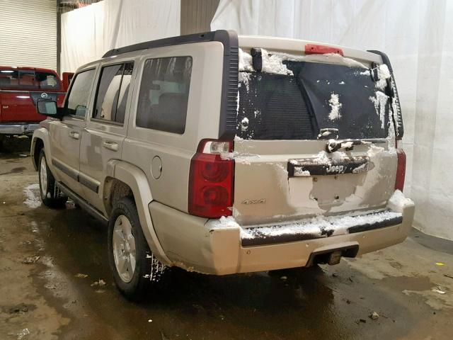 1J8HG48K27C598816 - 2007 JEEP COMMANDER SILVER photo 3