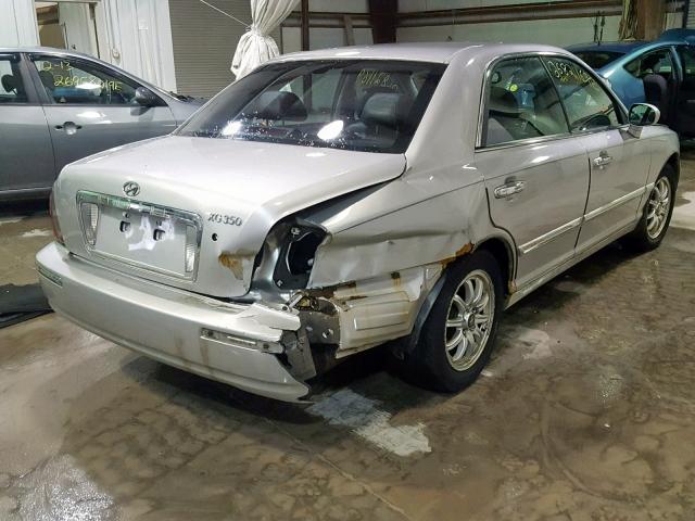 KMHFU45E35A420584 - 2005 HYUNDAI XG 350 SILVER photo 4