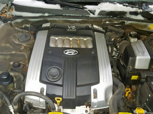 KMHFU45E35A420584 - 2005 HYUNDAI XG 350 SILVER photo 7