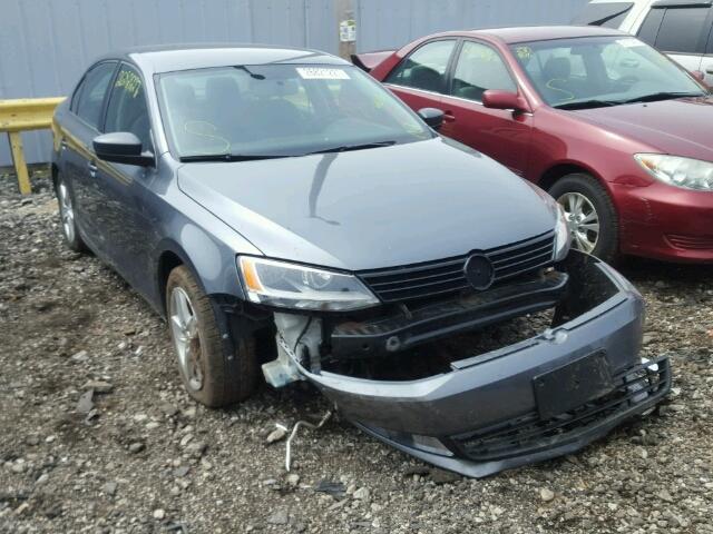 3VW1K7AJ1CM320876 - 2012 VOLKSWAGEN JETTA BASE GRAY photo 1