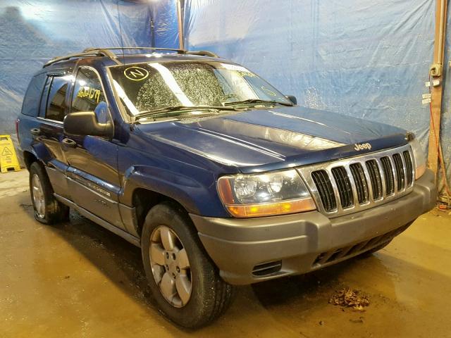 1J4GW48S21C538736 - 2001 JEEP GRAND CHER BLUE photo 1