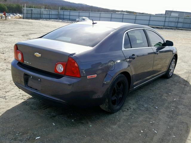 1G1ZC5EB3A4138155 - 2010 CHEVROLET MALIBU 1LT GRAY photo 4