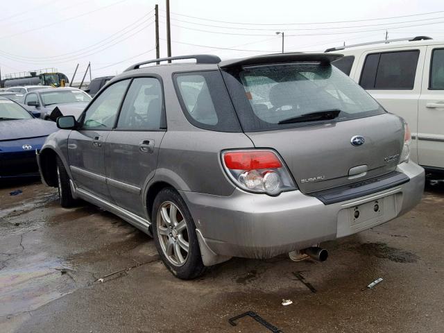 JF1GG68626H809411 - 2006 SUBARU IMPREZA OU GRAY photo 3