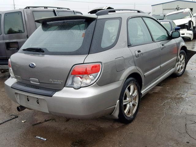 JF1GG68626H809411 - 2006 SUBARU IMPREZA OU GRAY photo 4