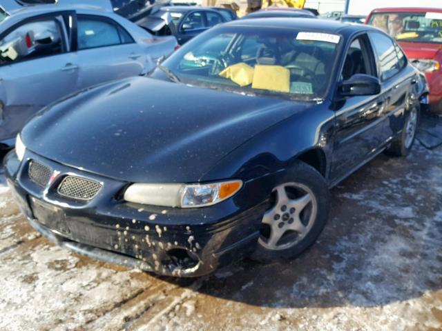 1G2WK52J52F139827 - 2002 PONTIAC GRAND PRIX BLACK photo 2