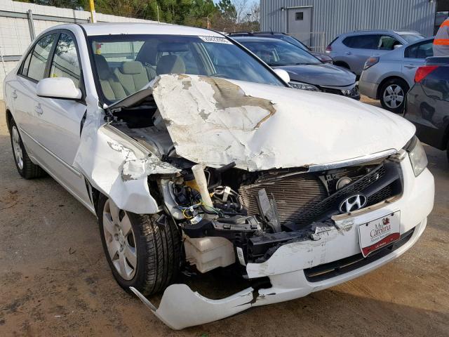 5NPET46C16H098067 - 2006 HYUNDAI SONATA GL WHITE photo 1