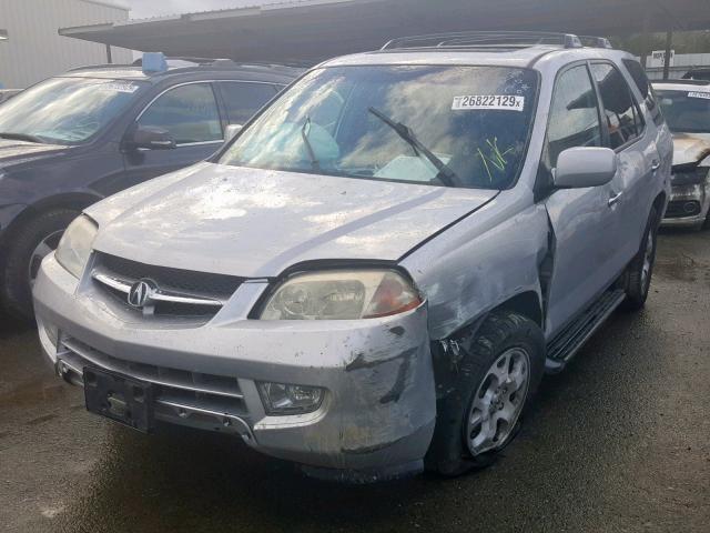 2HNYD18862H505167 - 2002 ACURA MDX TOURIN SILVER photo 2