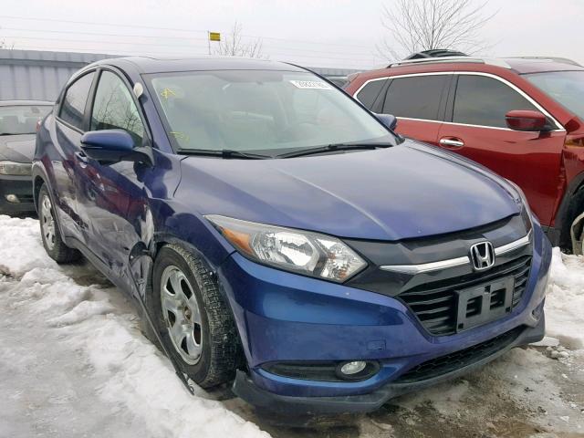 3CZRU5H53GM103391 - 2016 HONDA HR-V EX BLUE photo 1