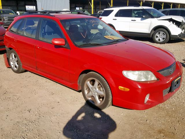 JM1BJ245621595232 - 2002 MAZDA PROTEGE PR RED photo 1