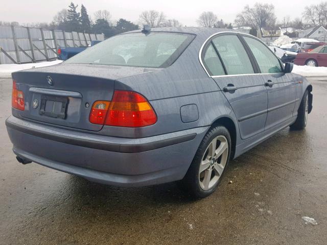 WBAEW53494PN35015 - 2004 BMW 330 XI BLUE photo 4