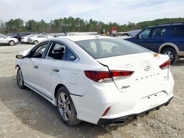 5NPE34AF2JH605133 - 2018 HYUNDAI SONATA SPO WHITE photo 3