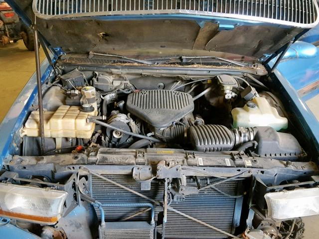 1G4BN52P0SR406744 - 1995 BUICK ROADMASTER BLUE photo 7