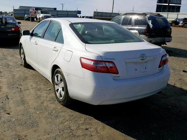 4T1BE46K97U600699 - 2007 TOYOTA CAMRY LE WHITE photo 3