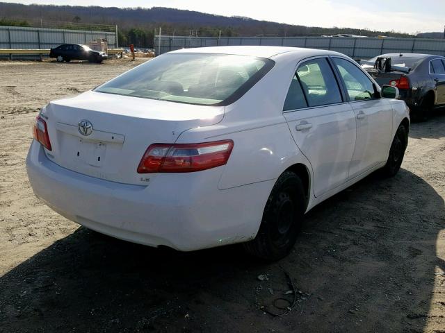 4T1BE46K97U600699 - 2007 TOYOTA CAMRY LE WHITE photo 4