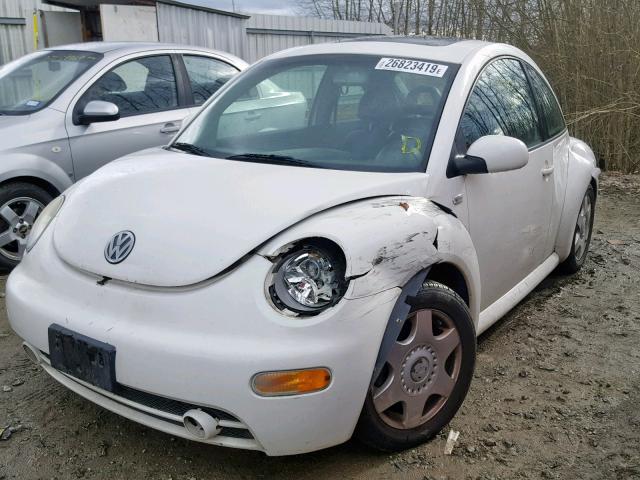 3VWCB21CX1M443716 - 2001 VOLKSWAGEN NEW BEETLE Ağ foto 2