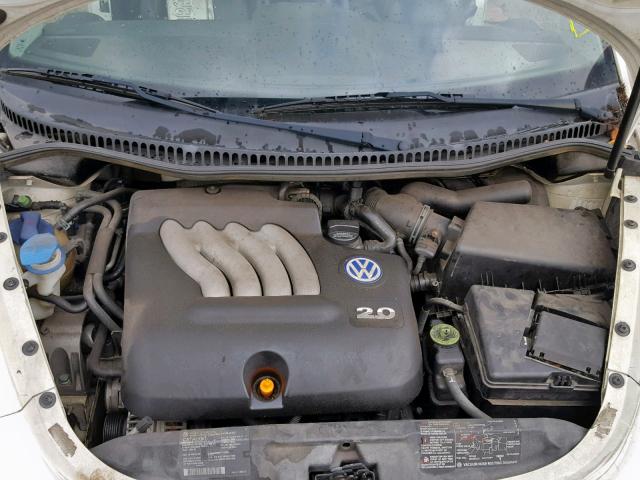 3VWCB21CX1M443716 - 2001 VOLKSWAGEN NEW BEETLE Ağ foto 7