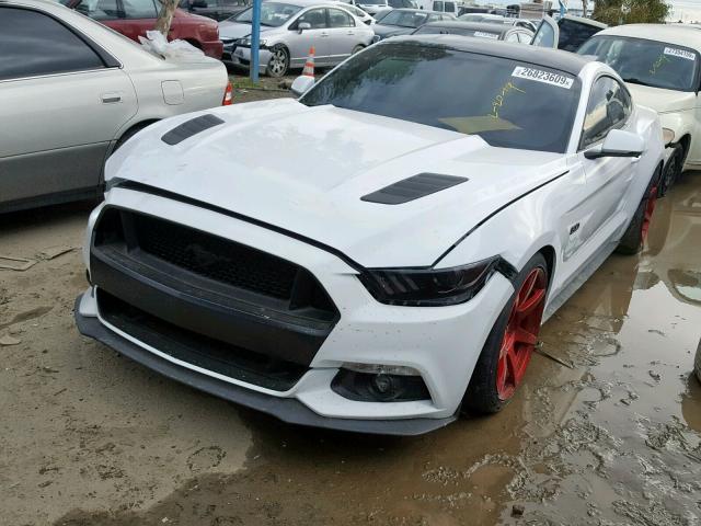 1FA6P8CF4G5318114 - 2016 FORD MUSTANG GT WHITE photo 2