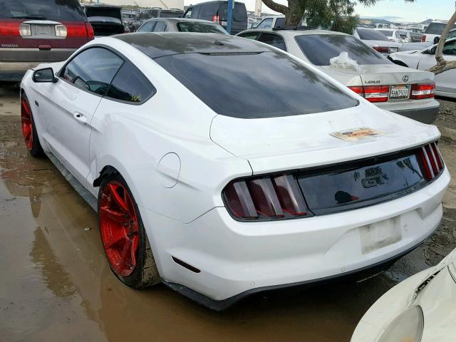 1FA6P8CF4G5318114 - 2016 FORD MUSTANG GT WHITE photo 3