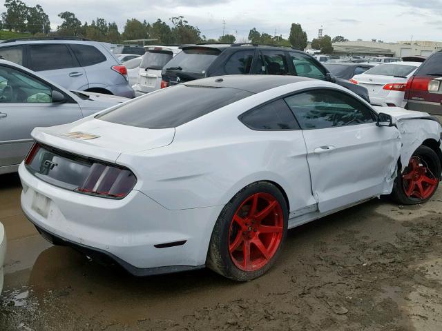 1FA6P8CF4G5318114 - 2016 FORD MUSTANG GT WHITE photo 4