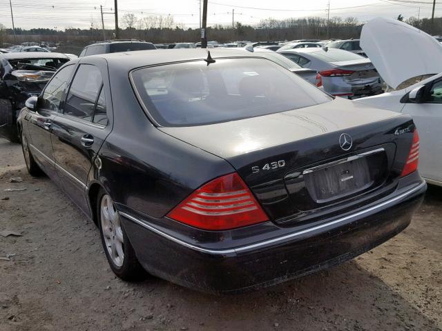 WDBNG83J96A481629 - 2006 MERCEDES-BENZ S 430 4MAT BLACK photo 3