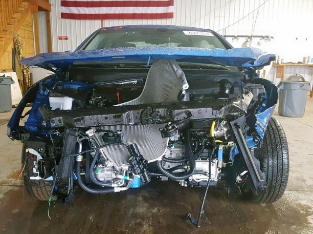 5NPE34AF2JH658933 - 2018 HYUNDAI SONATA SPO BLUE photo 9