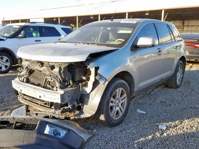 2FMDK38C37BA73654 - 2007 FORD EDGE SEL GRAY photo 2