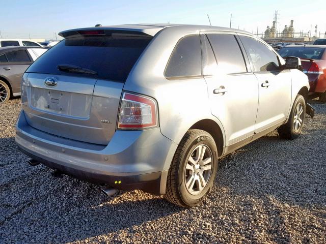 2FMDK38C37BA73654 - 2007 FORD EDGE SEL GRAY photo 4