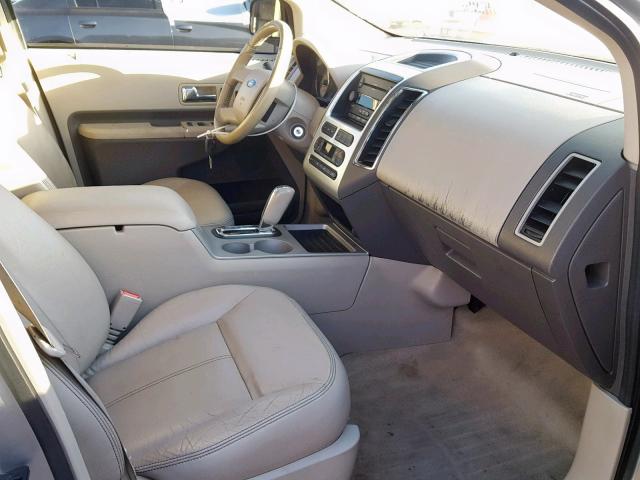 2FMDK38C37BA73654 - 2007 FORD EDGE SEL GRAY photo 5