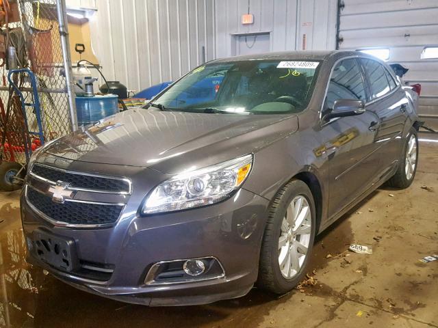 1G11E5SA8DF128975 - 2013 CHEVROLET MALIBU 2LT CHARCOAL photo 2