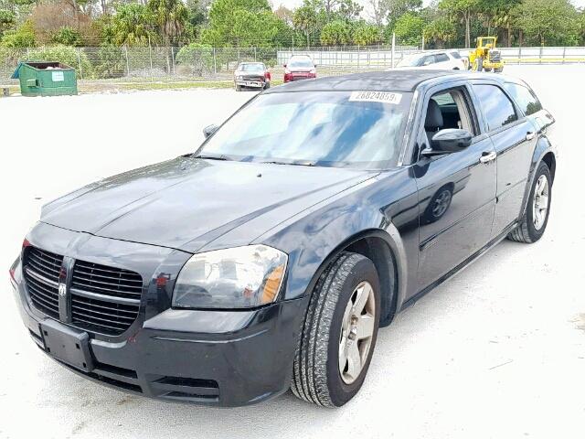 2D4FV48T35H515307 - 2005 DODGE MAGNUM SE BLACK photo 2