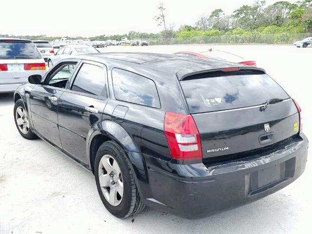 2D4FV48T35H515307 - 2005 DODGE MAGNUM SE BLACK photo 3