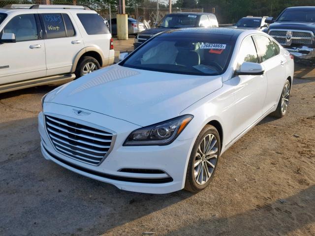 KMHGN4JE3FU031404 - 2015 HYUNDAI GENESIS 3. WHITE photo 2