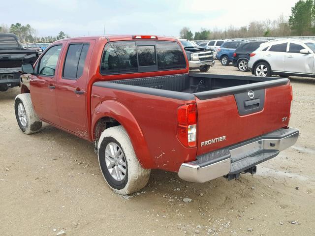 1N6AD0ER0HN748727 - 2017 NISSAN FRONTIER S RED photo 3