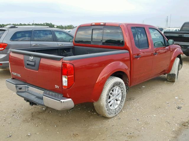 1N6AD0ER0HN748727 - 2017 NISSAN FRONTIER S RED photo 4