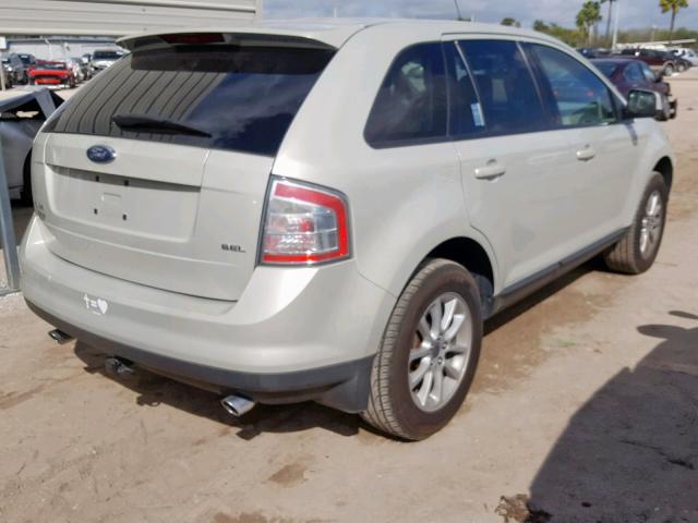 2FMDK38C47BA38461 - 2007 FORD EDGE SEL GOLD photo 4