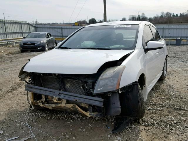 3N1AB6APXAL718157 - 2010 NISSAN SENTRA 2.0 WHITE photo 2