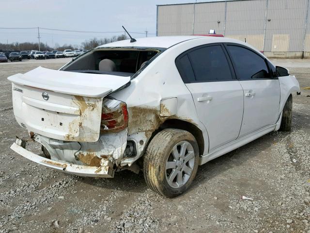 3N1AB6APXAL718157 - 2010 NISSAN SENTRA 2.0 WHITE photo 4