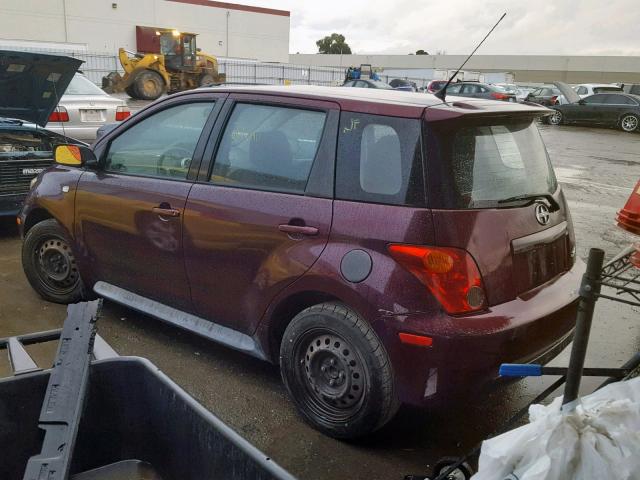 JTKKT624X40043956 - 2004 TOYOTA SCION XA RED photo 3