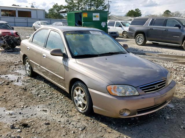 KNAFB121835260070 - 2003 KIA SPECTRA BA GOLD photo 1