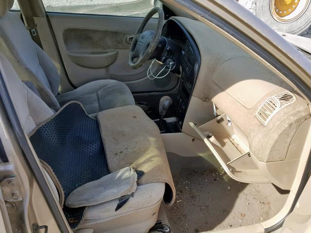 KNAFB121835260070 - 2003 KIA SPECTRA BA GOLD photo 5