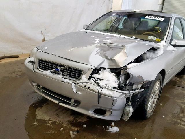 YV1TS91Z941360726 - 2004 VOLVO S80 T6 SILVER photo 9